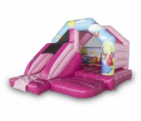 Princess Themed Jumpy Castle And Slide Combo