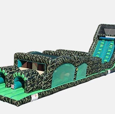 Camouflage Inflatable Obstacle Course