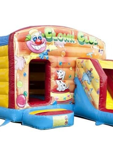 Clown Maxi and Princess Bouncy Castle