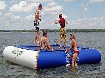 Floating Trampoline Launch Pad