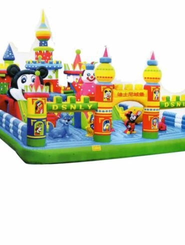 interactive mickey park bouncy castle combo