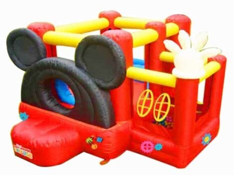 Mickey Mouse bouncy castle Combo With Mickey Mouse Ball Pit