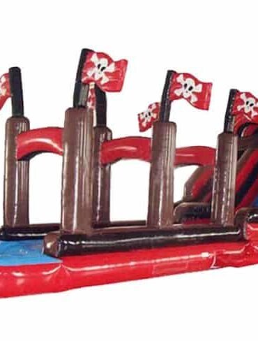 Pirate Ship Water Slide and Slip