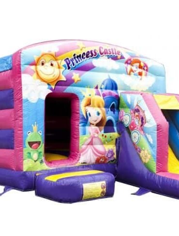 Clown Maxi and Princess Bouncy Castle