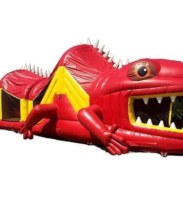 Red Lizard Inflatable Obstacle Course