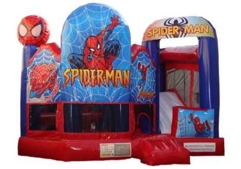 Spider Man 5 in 1 bouncy castle Combo