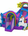 Dual Unicorn bouncy castle Combo